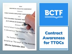 Contract Awareness for TTOCs