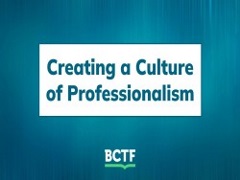 Creating a Culture of Professionalism