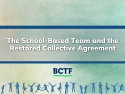 The School Based Team and the Restored CA