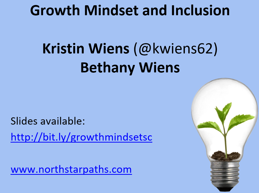 Growth Mindset and Inclusion (Kristin Wiens)