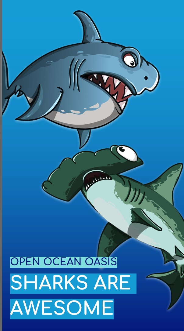 Shark adaptation comic activity - free, distance learning