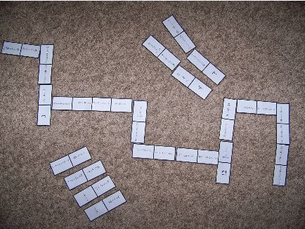 Linear Equations dominoes