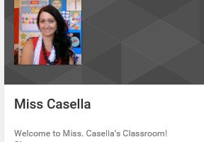 Miss. Casella's Classroom