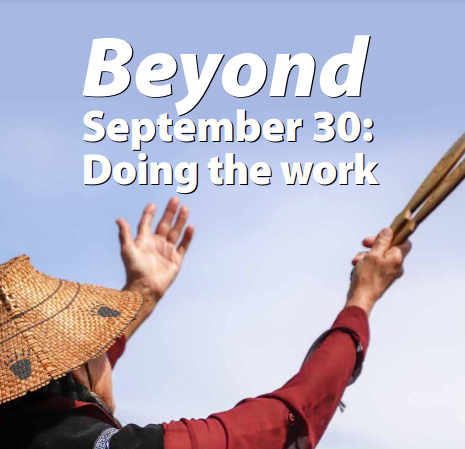 Beyond September 30: Doing the work
